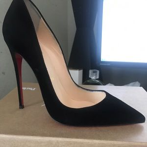 So Kate Pumps 120mm , Black Suade , Made in Italy